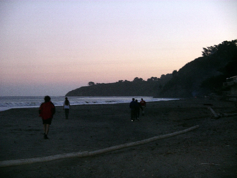 The Beach at Sunset