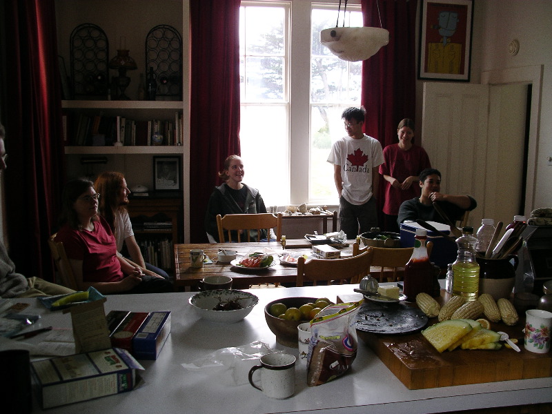 All early morning parties are in the Kitchen