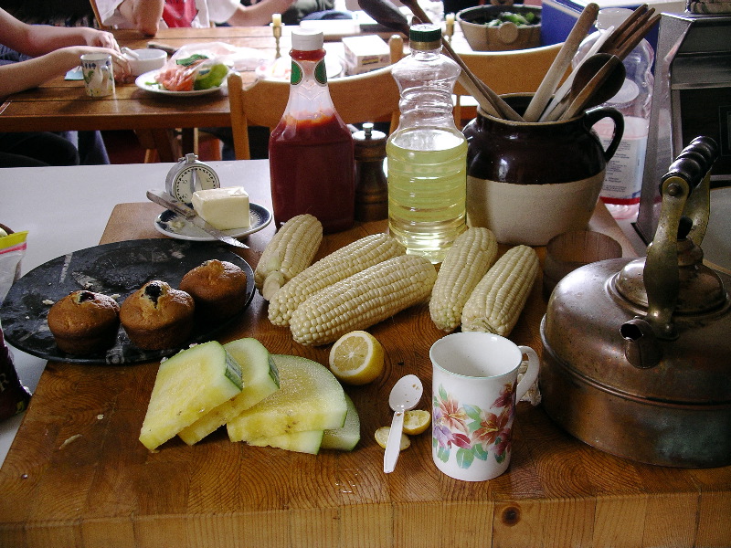 A breakfast still life